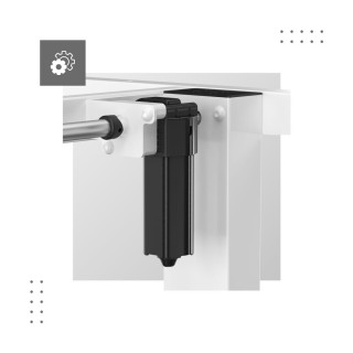 Po višini nastavljivo namizno stojalo Mark Adler XENO 4.1 Bela