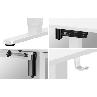 Bela električna miza Mark Adler Leader 7.0