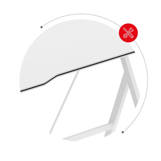 Bela igralna miza Huzaro HERO 1.4 WHITE