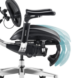 Ergonomski črn stol Diablo V-KINETIC