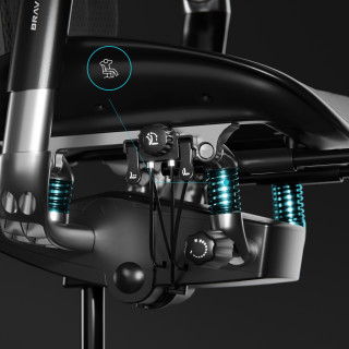 Ergonomski črn stol Diablo V-KINETIC