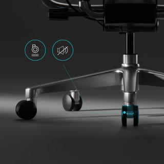 Ergonomski črn stol Diablo V-KINETIC