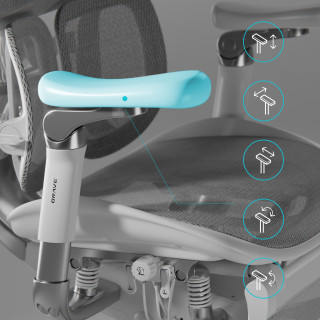 Diablo V-KINETIC siv ergonomski stol