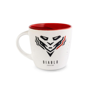 Skodelica Diablo Chairs v belo-rdeči barvi