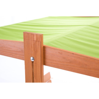 Impregnované pieskovisko so strieškou s UV filtrom - 140x140 cm