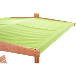 Impregnované pieskovisko so strieškou s UV filtrom - 140x140 cm