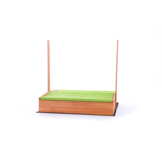 Impregnované pieskovisko so strieškou s UV filtrom - 140x140 cm