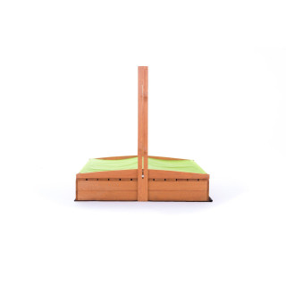 Impregnované pieskovisko so strieškou s UV filtrom - 140x140 cm