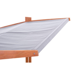 Impregnované pieskovisko so strieškou s UV filtrom - 120x120 cm