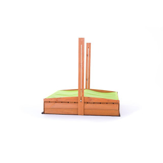 Impregnované pieskovisko so strieškou s UV filtrom - 120x120 cm