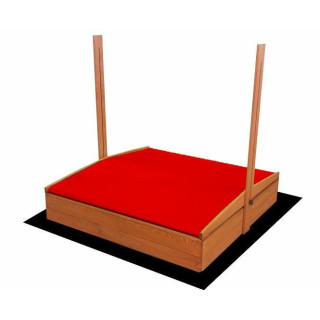 Impregnované pieskovisko so strieškou s UV filtrom - 120x120 cm