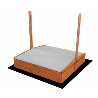 Impregnované pieskovisko so strieškou s UV filtrom - 120x120 cm