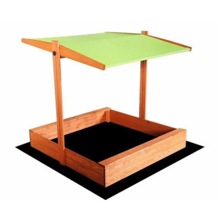 Impregnované pieskovisko so strieškou s UV filtrom - 120x120 cm