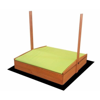 Impregnované pieskovisko so strieškou s UV filtrom - 120x120 cm