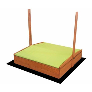 Impregnované pieskovisko so strieškou s UV filtrom - 120x120 cm