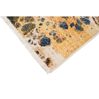 Viacfarebný moderný abstraktný koberec