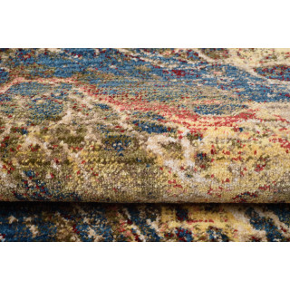 Viacfarebný moderný abstraktný koberec