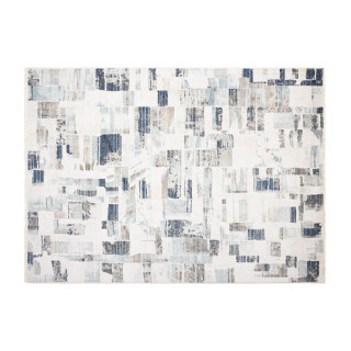 Béžový moderný koberec so vzorom