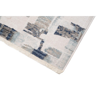 Béžový moderný koberec so vzorom