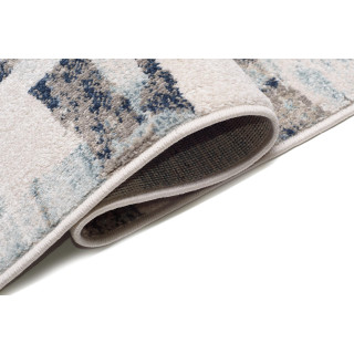 Béžový moderný koberec so vzorom