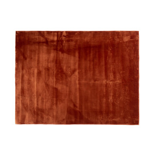 Shaggy koberec v hnedej farbe