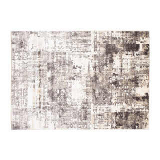 Krémový moderný koberec so vzorom