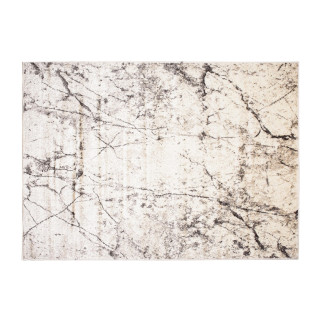 Krémový koberec s moderným vzorom