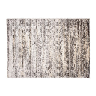 Hnedý moderný koberec s jemným vzorom