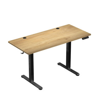 Hnedý výškovo nastaviteľný stôl Mark Adler LEADER 7.0