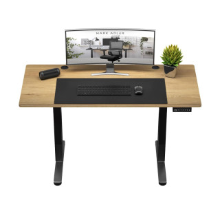 Hnedý výškovo nastaviteľný stôl Mark Adler LEADER 7.0