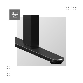 Hnedý výškovo nastaviteľný stôl Mark Adler LEADER 7.0