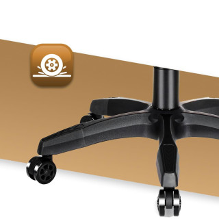 Čierno-zlaté herné kreslo HELLS CHAIR