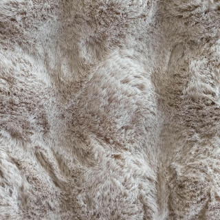 Shaggy 3D koberec v béžovej farbe