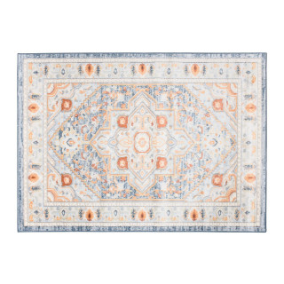 Modrý koberec v štýle vintage