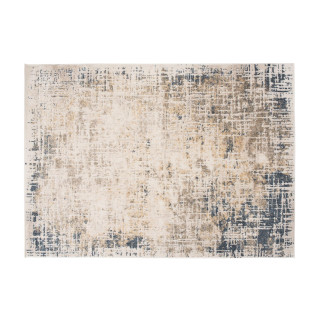 Modrý koberec s jemným vzorom