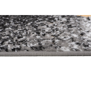 Moderný sivo-oranžový koberec