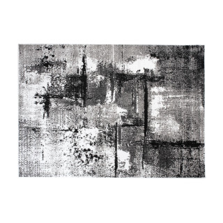 Bielo-sivý moderný koberec