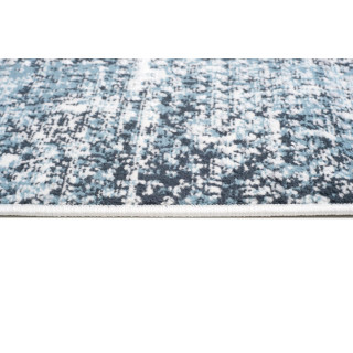 Krémovo - modrý vzorovaný koberec