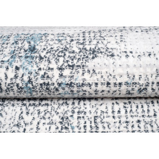 Krémovo - modrý vzorovaný koberec