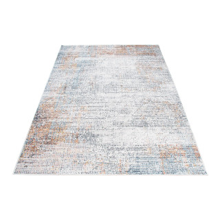 Krémovo - oranžový vzorovaný koberec