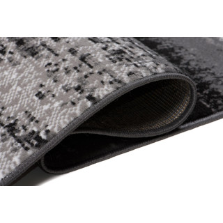 Sivý moderný koberec so vzorom