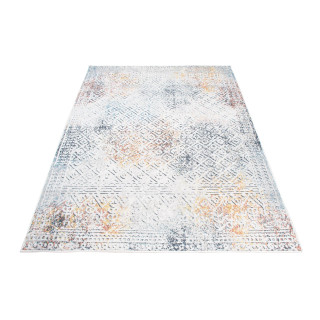 Viacfarebný vzorovaný koberec