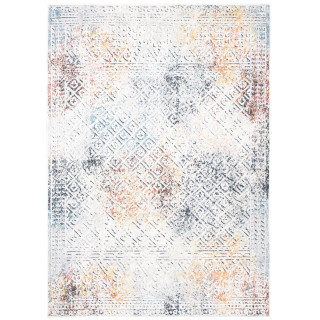 Viacfarebný vzorovaný koberec