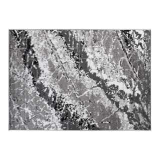 Moderný koberec v sivej farbe