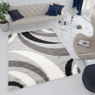 Vzorovaný chlpatý koberec