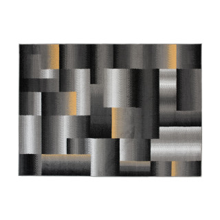 Sivý koberec s jednoduchým vzorom