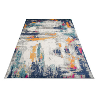 Farebný koberec s moderným vzorom