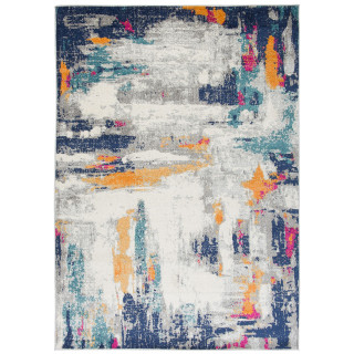 Farebný koberec s moderným vzorom