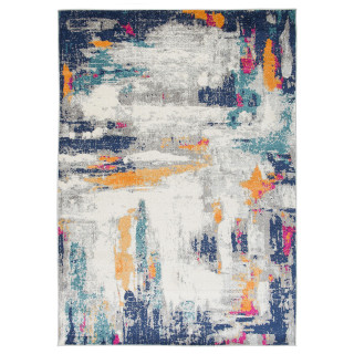 Farebný koberec s moderným vzorom