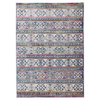 Farebný moderný koberec so vzorom